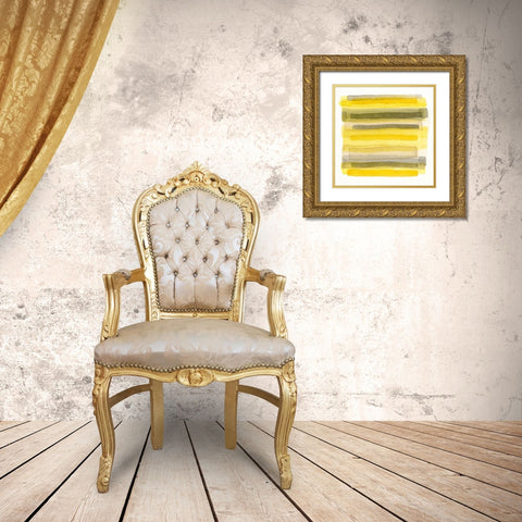 Citrus I Gold Ornate Wood Framed Art Print with Double Matting by Nikki Galapon