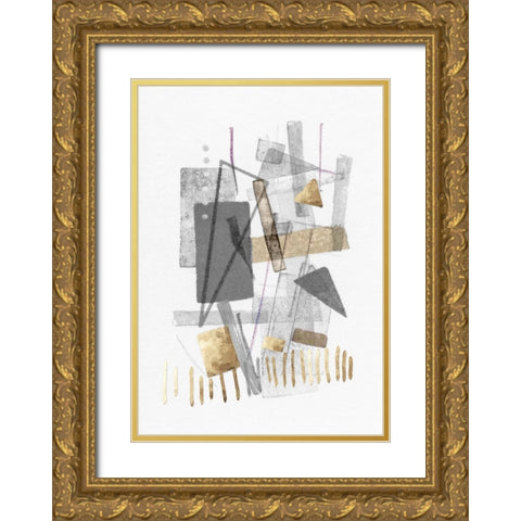 Fly City I Gold Ornate Wood Framed Art Print with Double Matting by Galapon, Nicki