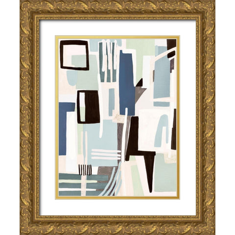 Song Of Harmony II  Gold Ornate Wood Framed Art Print with Double Matting by Galapon, Nikki