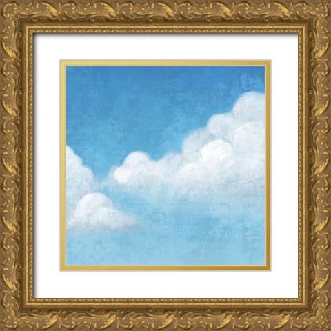 Cloudy II Gold Ornate Wood Framed Art Print with Double Matting by Ciullini, Andrea