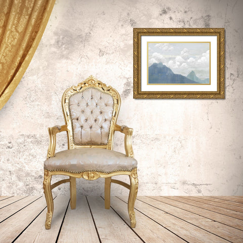 The Climb I Gold Ornate Wood Framed Art Print with Double Matting by Ciullini, Andrea