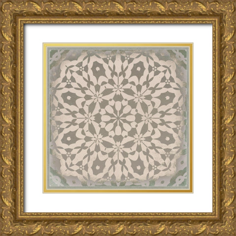 Beige Kitchen Tiles II  Gold Ornate Wood Framed Art Print with Double Matting by Haase, Andrea