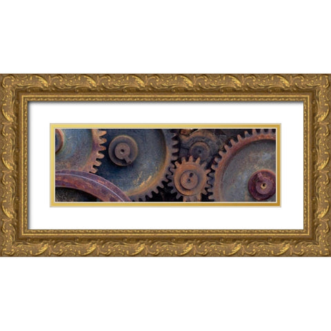 The Long Grind Gold Ornate Wood Framed Art Print with Double Matting by Norm Stelfox