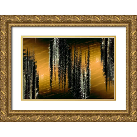 Sunset Swizzle Gold Ornate Wood Framed Art Print with Double Matting by Stelfox, Norm