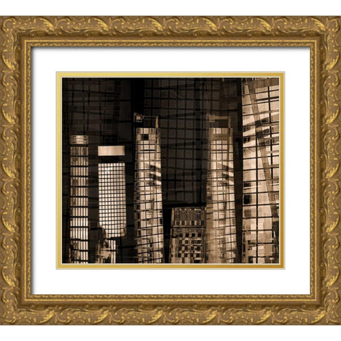 Industry II Gold Ornate Wood Framed Art Print with Double Matting by Stelfox, Norm