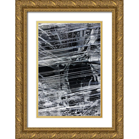 Sharp Lines I Gold Ornate Wood Framed Art Print with Double Matting by Stelfox, Norm