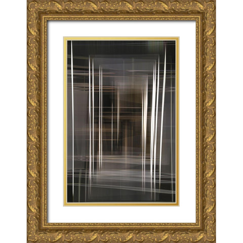 Parallel Reality I Gold Ornate Wood Framed Art Print with Double Matting by Stelfox, Norm