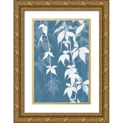 Reductive Vine I  Gold Ornate Wood Framed Art Print with Double Matting by Stelfox, Norm