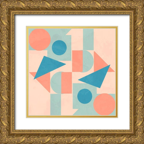Back to the 90s III Gold Ornate Wood Framed Art Print with Double Matting by Stelfox, Norm