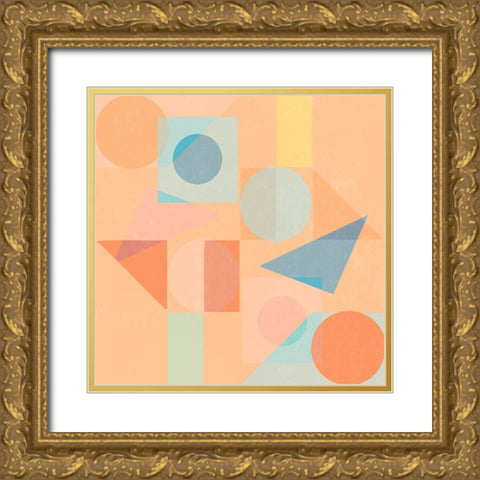 Back to the 90s IV Gold Ornate Wood Framed Art Print with Double Matting by Stelfox, Norm