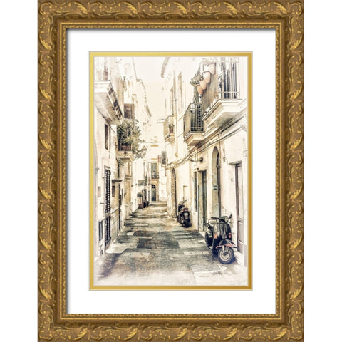 Italy III Gold Ornate Wood Framed Art Print with Double Matting by Stelfox, Norm