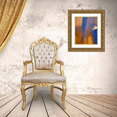 Abstracted Architecture II  Gold Ornate Wood Framed Art Print with Double Matting by Stelfox, Norm