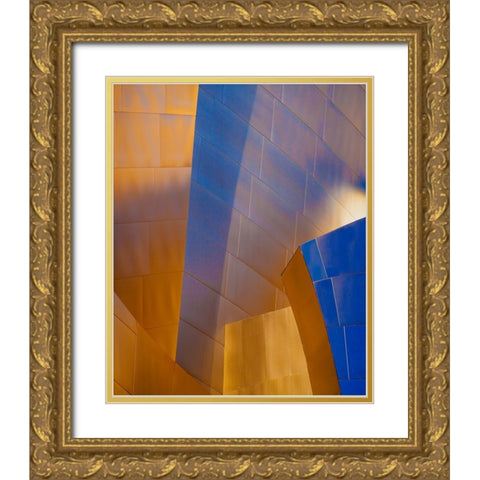 Abstracted Architecture II  Gold Ornate Wood Framed Art Print with Double Matting by Stelfox, Norm
