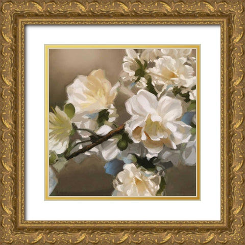 Elegance I Gold Ornate Wood Framed Art Print with Double Matting by Novak, Rick