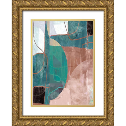 Intuition II Gold Ornate Wood Framed Art Print with Double Matting by Dubois, Lori