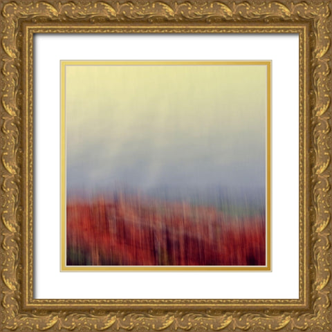 Autumn Soft I Gold Ornate Wood Framed Art Print with Double Matting by Joy, Olivia