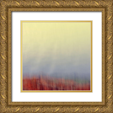 Autumn Soft II  Gold Ornate Wood Framed Art Print with Double Matting by Joy, Olivia