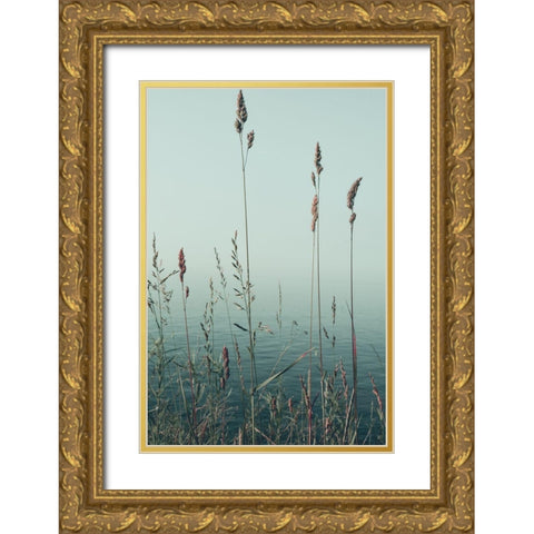 Slient Morning  Gold Ornate Wood Framed Art Print with Double Matting by Joy, Olivia