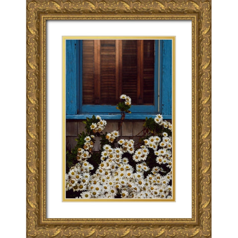 Reaching High Gold Ornate Wood Framed Art Print with Double Matting by Joy, Olivia