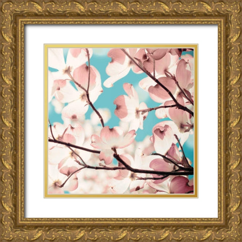 Adorn II Gold Ornate Wood Framed Art Print with Double Matting by Joy, Olivia