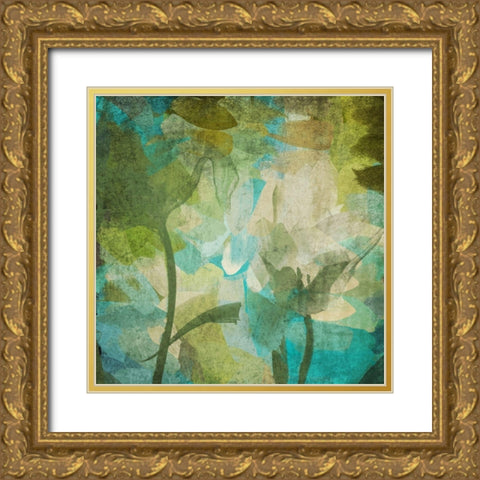 Bluegrass Gold Ornate Wood Framed Art Print with Double Matting by Orlov, Irena