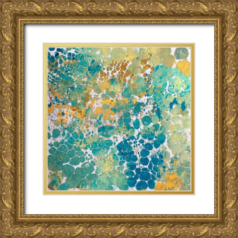 Textured Gold Ornate Wood Framed Art Print with Double Matting by Orlov, Irena