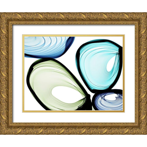 Only a Few VII Gold Ornate Wood Framed Art Print with Double Matting by Orlov, Irena