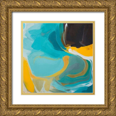 Liquid Energy II Gold Ornate Wood Framed Art Print with Double Matting by Orlov, Irena