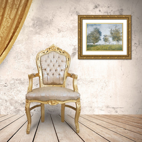Forest Landscape I Gold Ornate Wood Framed Art Print with Double Matting by Orlov, Irena