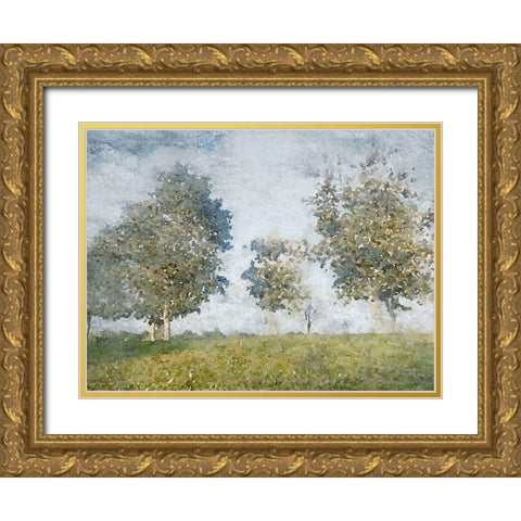 Forest Landscape I Gold Ornate Wood Framed Art Print with Double Matting by Orlov, Irena
