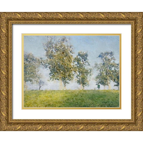 Forest Landscape II Gold Ornate Wood Framed Art Print with Double Matting by Orlov, Irena