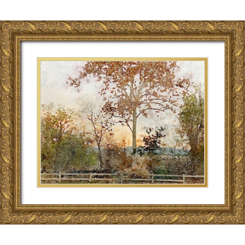 Quiet place I Gold Ornate Wood Framed Art Print with Double Matting by Orlov, Irena