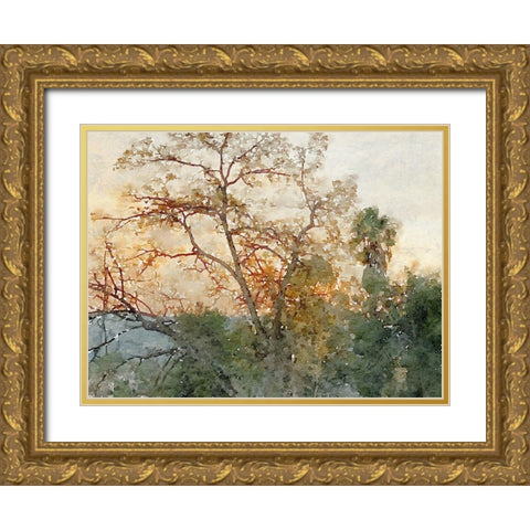 Quiet place II Gold Ornate Wood Framed Art Print with Double Matting by Orlov, Irena