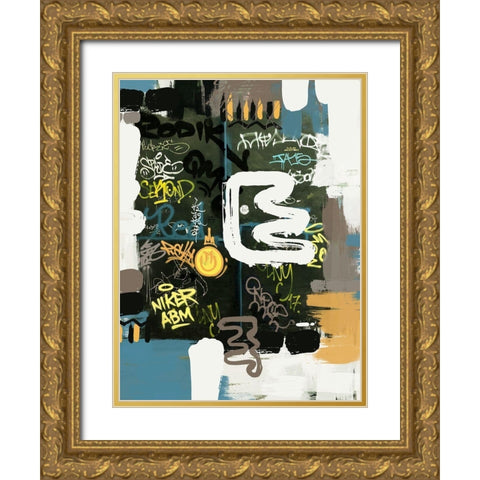 Space For Words Gold Ornate Wood Framed Art Print with Double Matting by Orlov, Irena