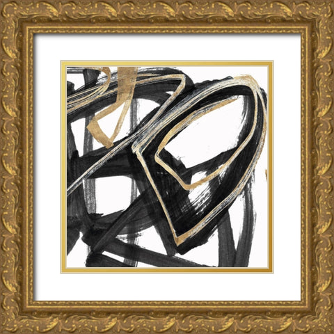 Combination III Gold Ornate Wood Framed Art Print with Double Matting by Orlov, Irena