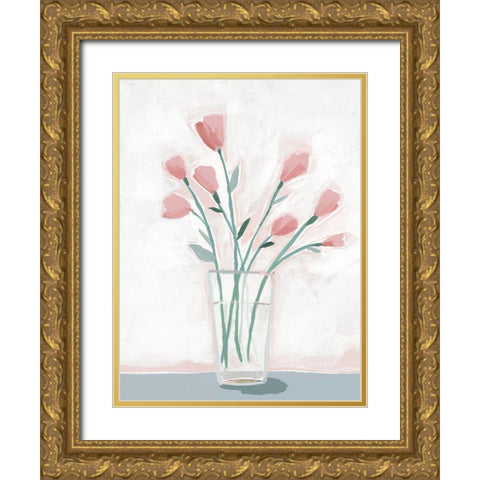 For the Spring Nymph Gold Ornate Wood Framed Art Print with Double Matting by Sozi