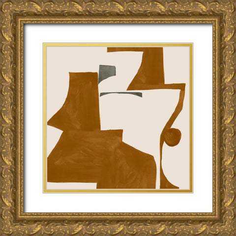 Forecast I  Gold Ornate Wood Framed Art Print with Double Matting by Sozi