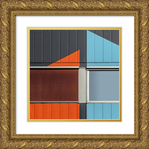 Vangindertael - Warehouse Deco Gold Ornate Wood Framed Art Print with Double Matting by Vangindertael