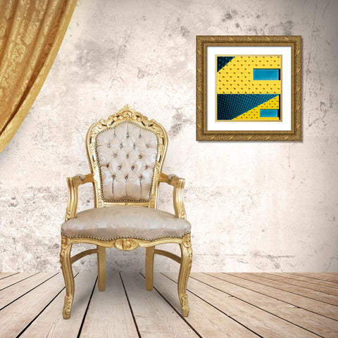 Van Son - Studded Fasade Gold Ornate Wood Framed Art Print with Double Matting by Son, Van