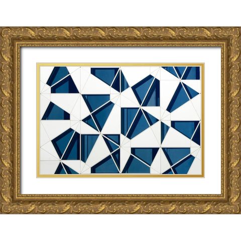 Vangindertael - Puzzle Gold Ornate Wood Framed Art Print with Double Matting by Vangindertael