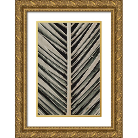 Studio III - Palmblad 005  Gold Ornate Wood Framed Art Print with Double Matting by Studio III
