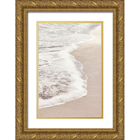 Studio III - Beach 006 Gold Ornate Wood Framed Art Print with Double Matting by Studio III