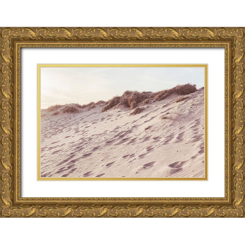 Studio III - Beach 008 Gold Ornate Wood Framed Art Print with Double Matting by Studio III