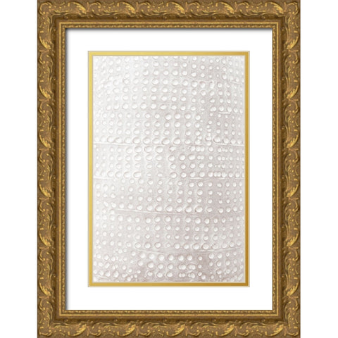 Studio III - Pattern Clay I  Gold Ornate Wood Framed Art Print with Double Matting by Studio III