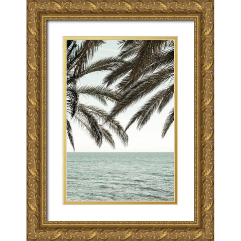 Studio III - Solaris 04 Gold Ornate Wood Framed Art Print with Double Matting by Studio III