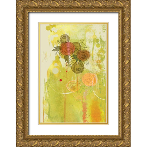 For You Gold Ornate Wood Framed Art Print with Double Matting by PI Studio
