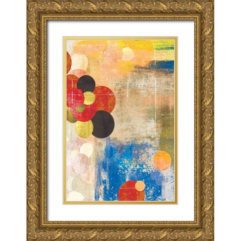 Spherical II Gold Ornate Wood Framed Art Print with Double Matting by PI Studio