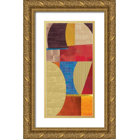 Conversion II Gold Ornate Wood Framed Art Print with Double Matting by PI Studio