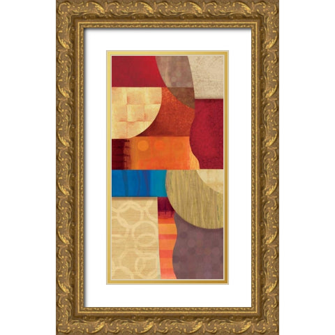 Conversion III Gold Ornate Wood Framed Art Print with Double Matting by PI Studio