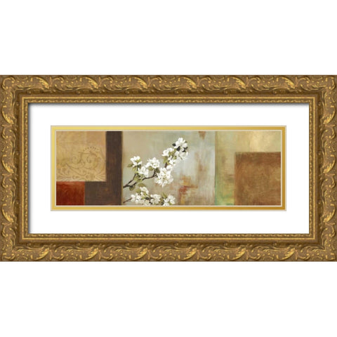 Bliss in the Afternoon Gold Ornate Wood Framed Art Print with Double Matting by PI Studio